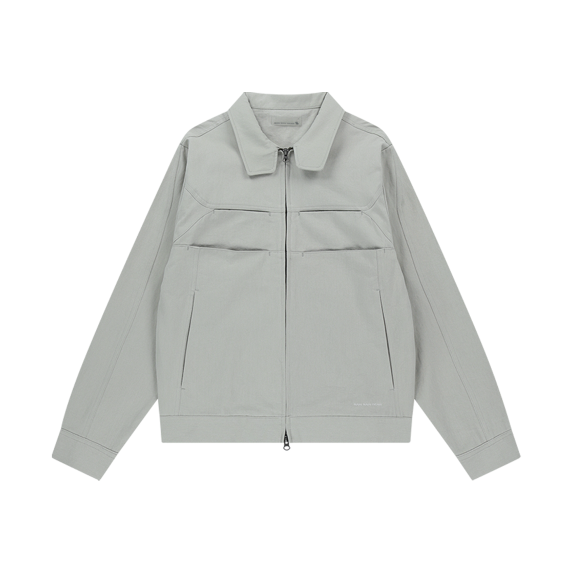 산산기어 레이어 코튼 자켓 라이트 그레이