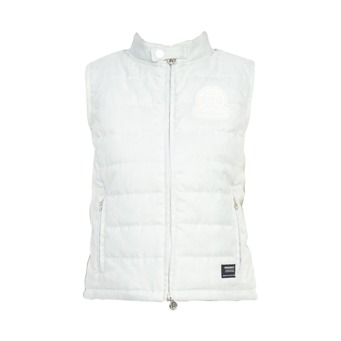 HSW-2C-AD03 (W) Horn Garment Golf Wear Sign Down Vest Light Blue