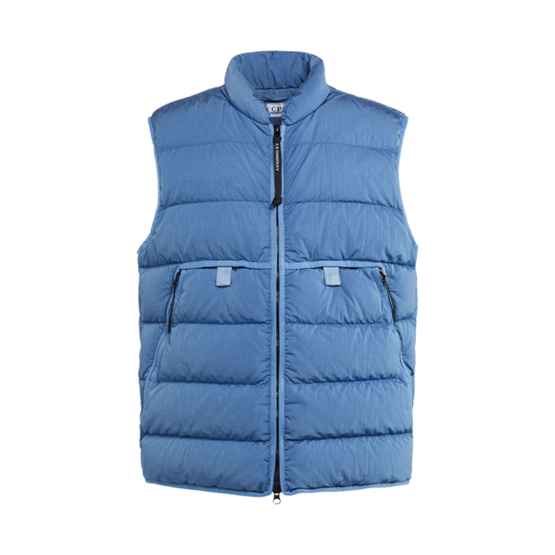 15CMOW030A006369G818 C.P. Company Eco-Chrome R Down Vest Riviera Blue - 23FW