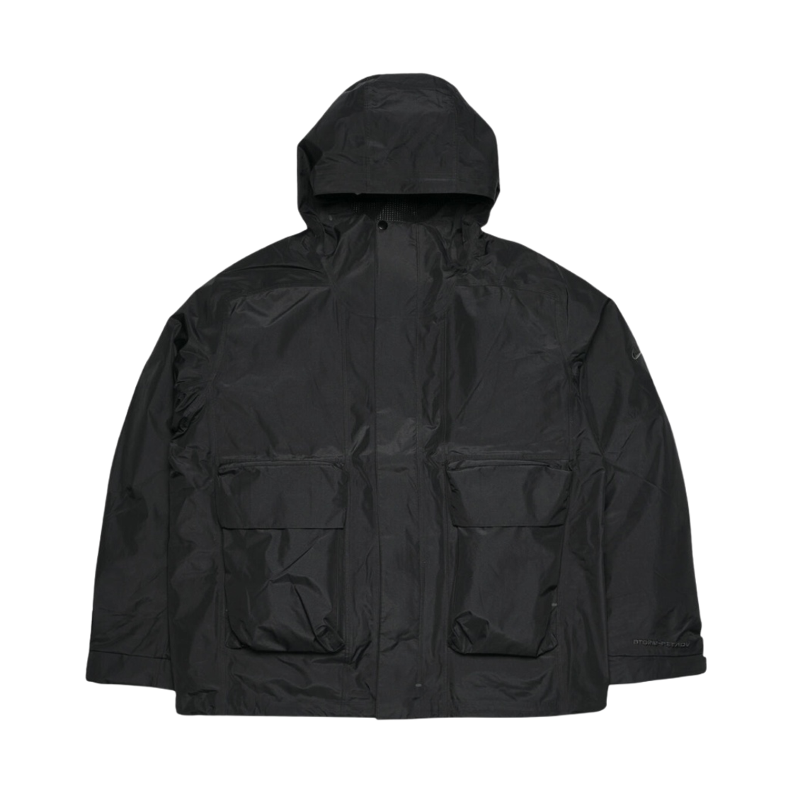 나이키 NSW 스톰핏 ADV 테크 팩 고어텍스 후드 자켓 블랙 - 아시아(Nike NSW Storm-FIT ADV Tech Pack Gore-Tex Hooded Jacket Black - Asia) - 1