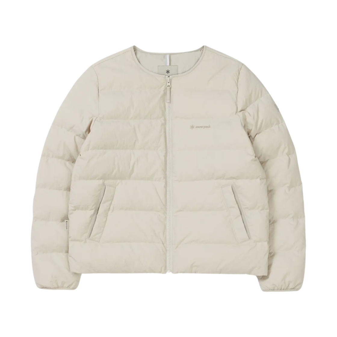 (W) 스노우 피크 랜드 라이트웨이트 다운 자켓 라이트 베이지((W) Snow Peak Land Lightweight Down Jacket Light Beige)