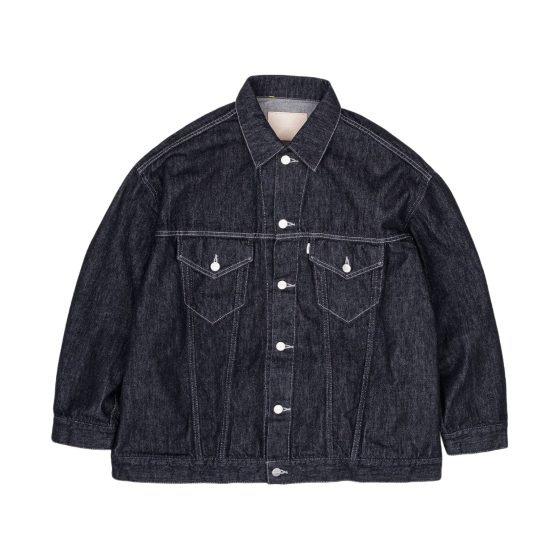 그라프페이퍼 컬러패스트 데님 트러커 자켓 네이비(Graphpaper Colorfast Denim Trucker Jacket Navy)