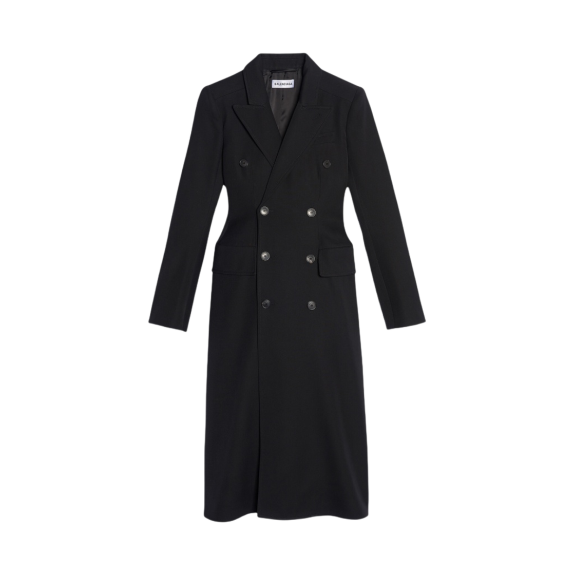 (W) 발렌시아가 아워글래스 코트 블랙((W) Balenciaga Hourglass Coat Black) - 1