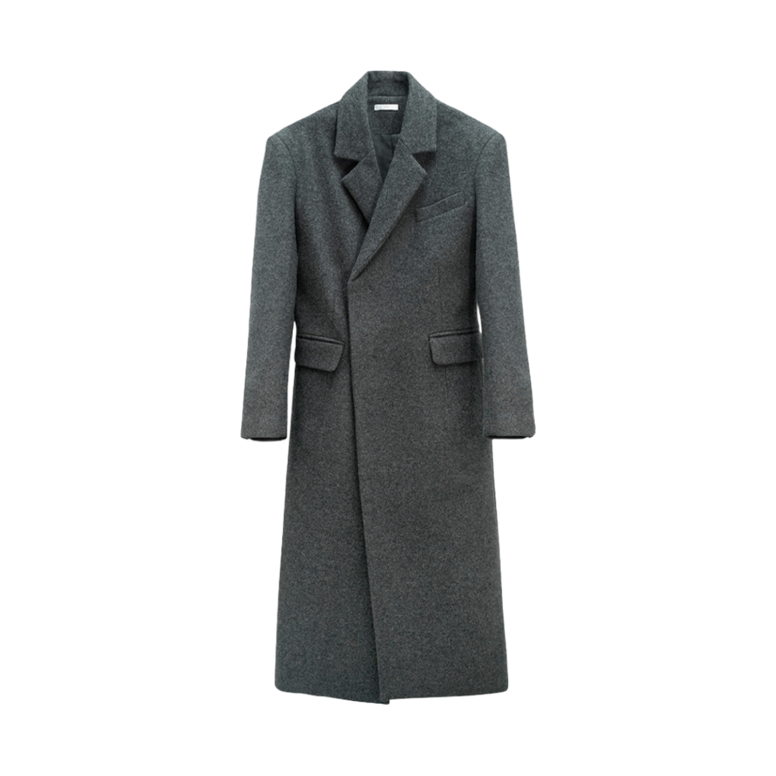 YJ0057 YUJI Virgin Wool Coat Gray