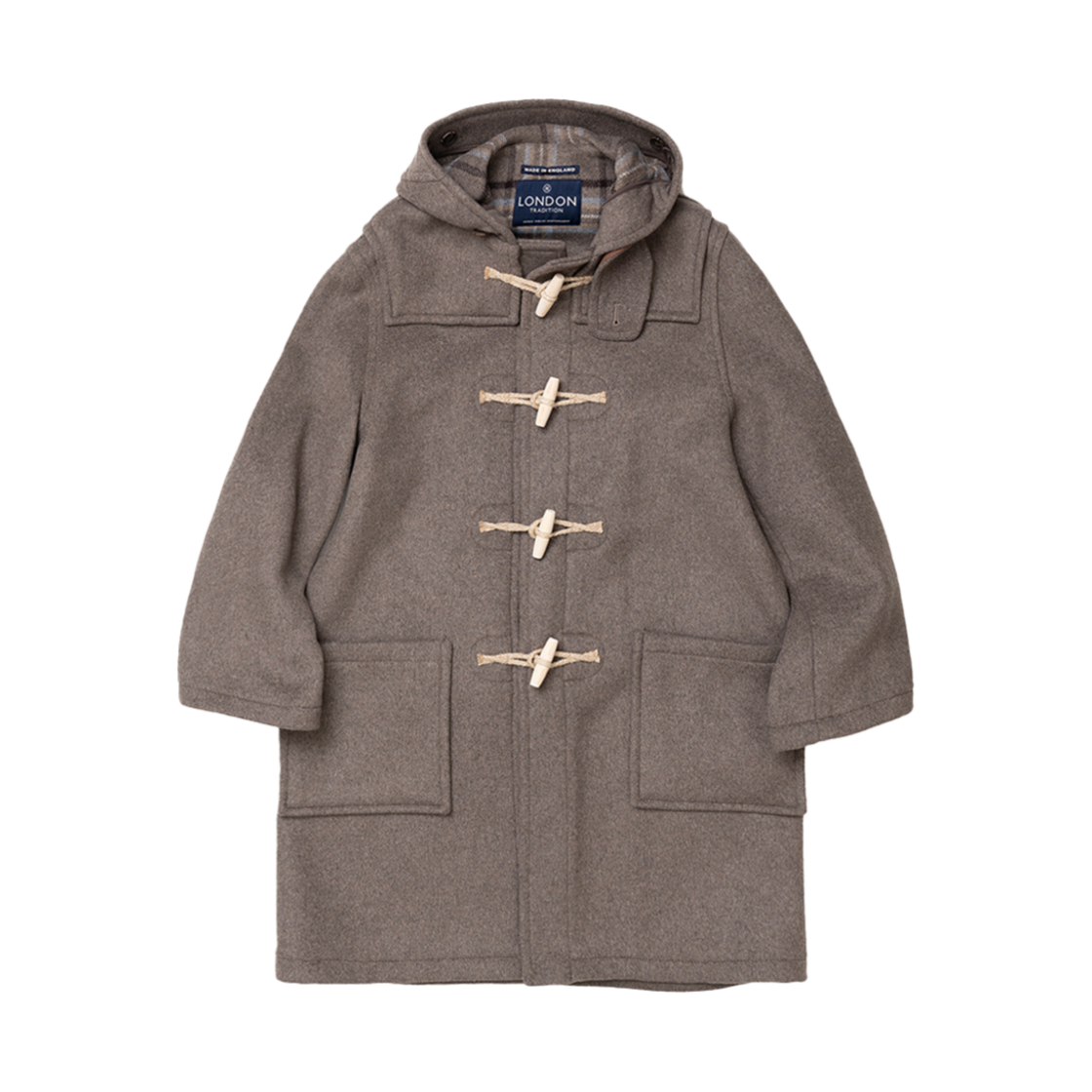 런던 트레디션 마틴 맨즈 더플 코트 머쉬룸 A08(London Tradition Martin Mens Duffle Coat Mushroom A08)