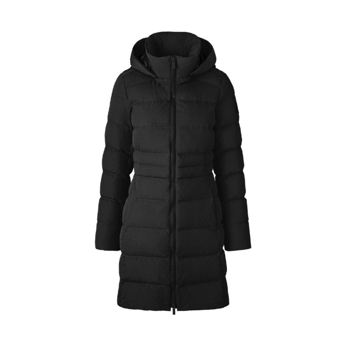 (W) 캐나다 구스 오로라 파카 토날 라벨 블랙((W) Canada Goose Aurora Parka Tonal Label Black) - 1