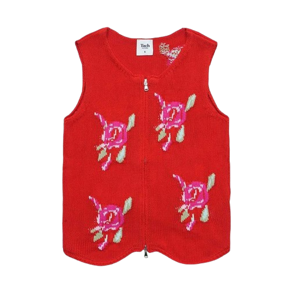 ONIKA-RD (W) Tach Onika Jaquard Top Red