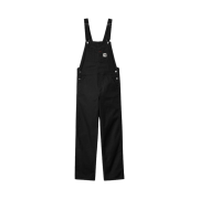 (W) Carhartt WIP Hubbard Canvas Bib Overall Straight Black