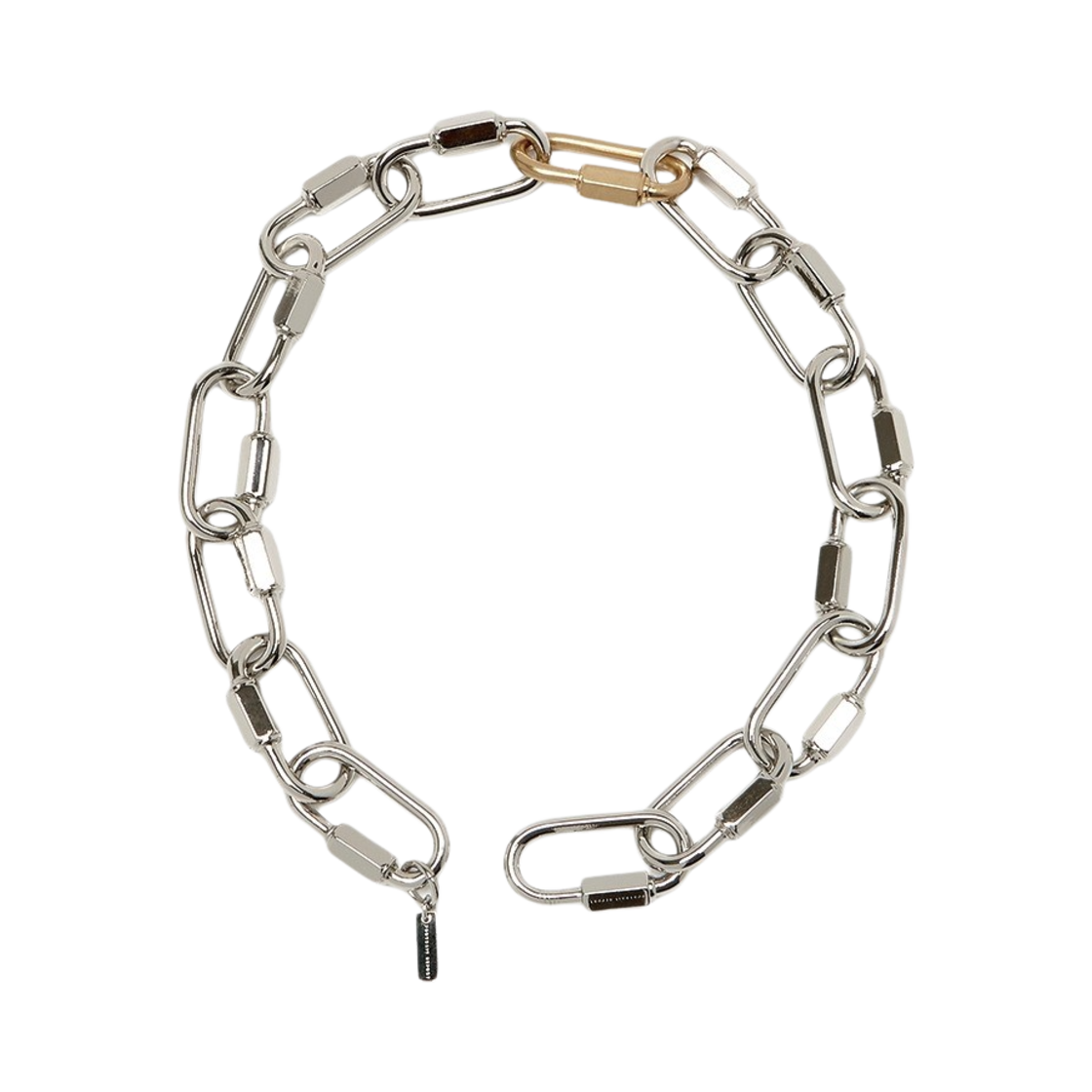 C3-017-1 Portrait Report Summer Time Sadness Chain Large Necklace Silver Gold