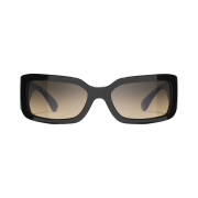 Chanel Rectangle Sunglasses Acetate Nylon & Black International Fit