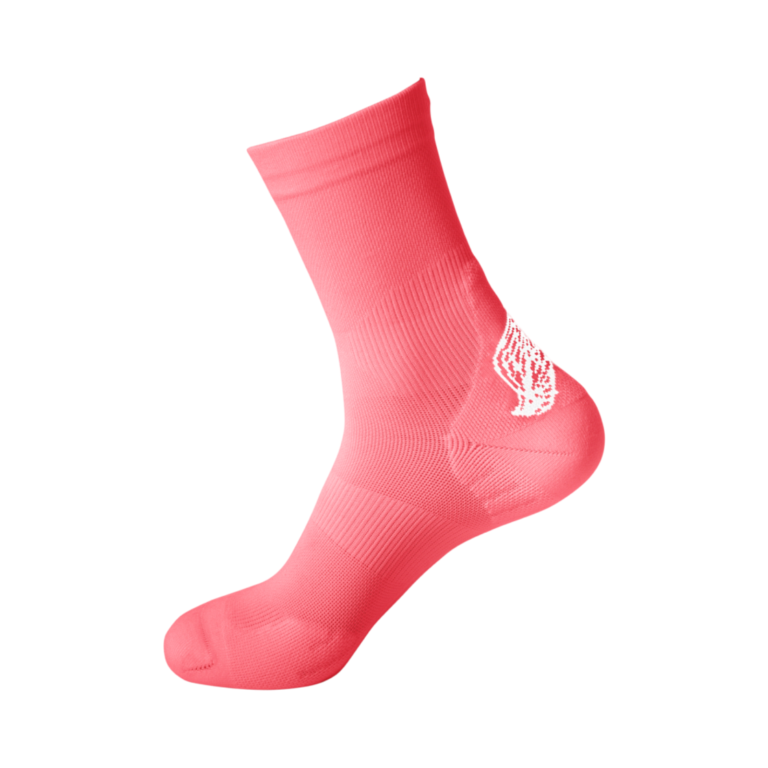 리투 블랙 윙 러닝 크루 삭스 핑크(LI2 Black Wing Running Crew Socks Pink)