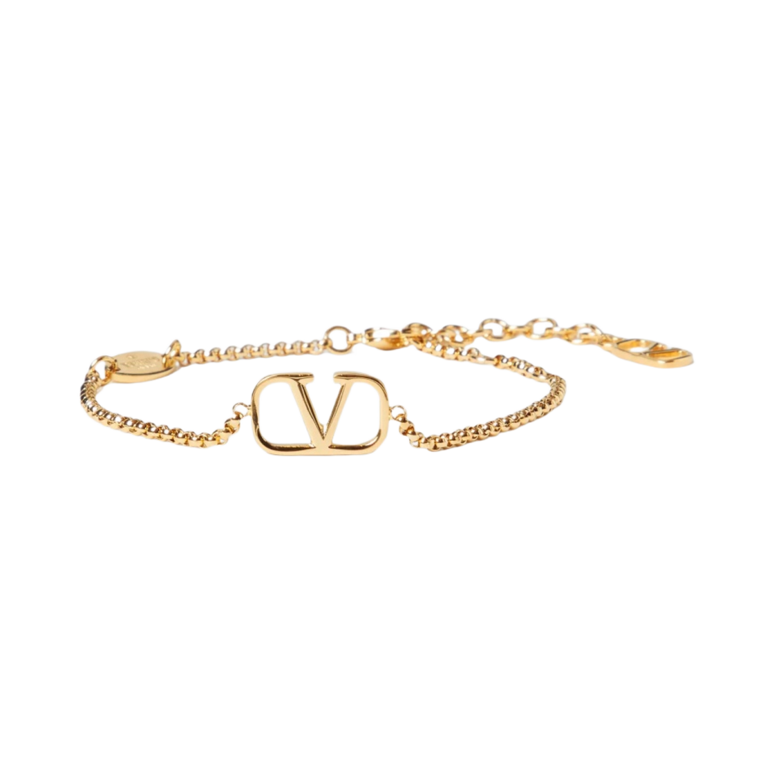(W) 발렌티노 브이로고 시그니쳐 메탈 브레이슬릿 골드((W) Valentino Vlogo Signature Metal Bracelet Gold)