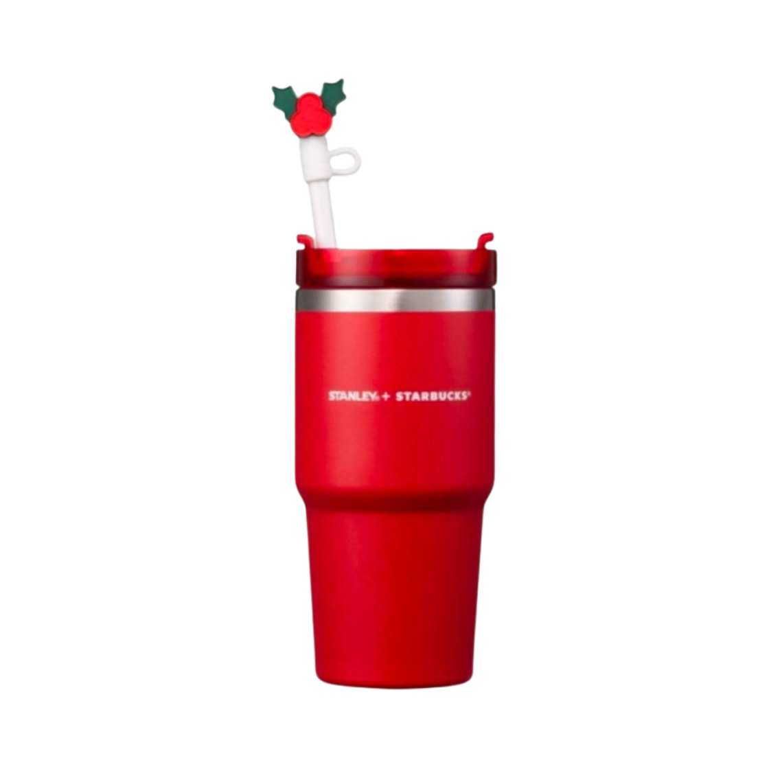 스탠리 x 스타벅스 22 SS 홀리데이 켄쳐 레드 텀블러 591ml(Stanley x Starbucks 22 SS Holiday Quencher Red Tumbler 591ml)