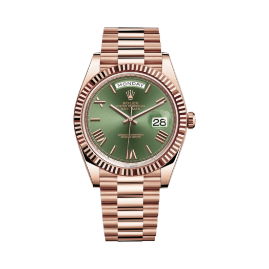 Rolex Day-Date 40mm 228235 Olive Green Roman President