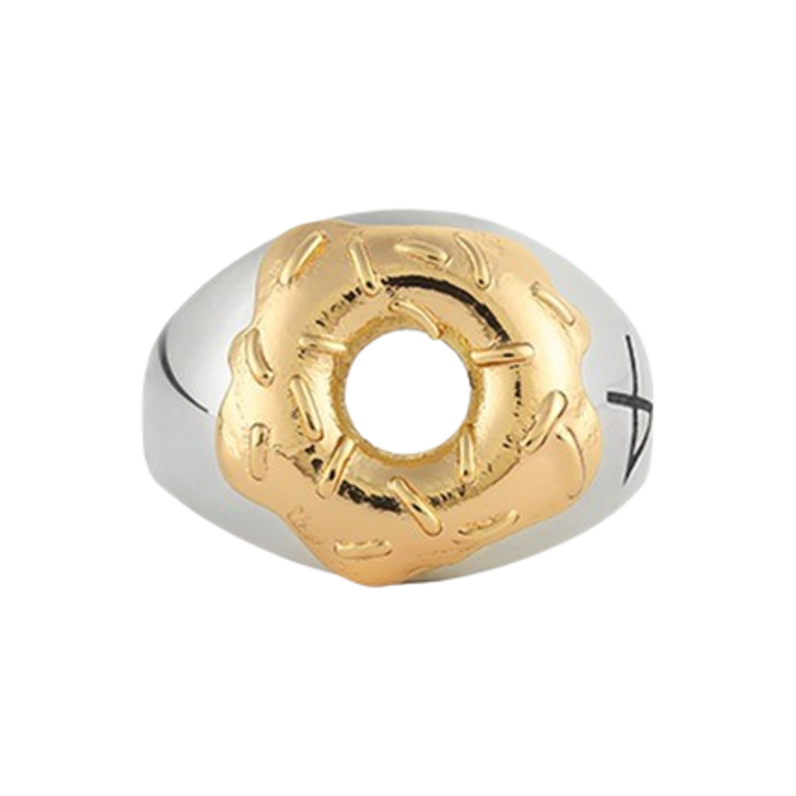 논논 도넛 링 실버925 18K 골드 플레티드(Nonenon Donut Ring Silver925 18K Gold Plated)