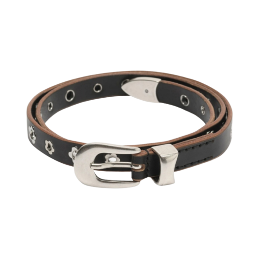 Our Legacy Belt 2cm Leather Black
