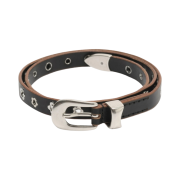 Our Legacy Belt 2cm Leather Black