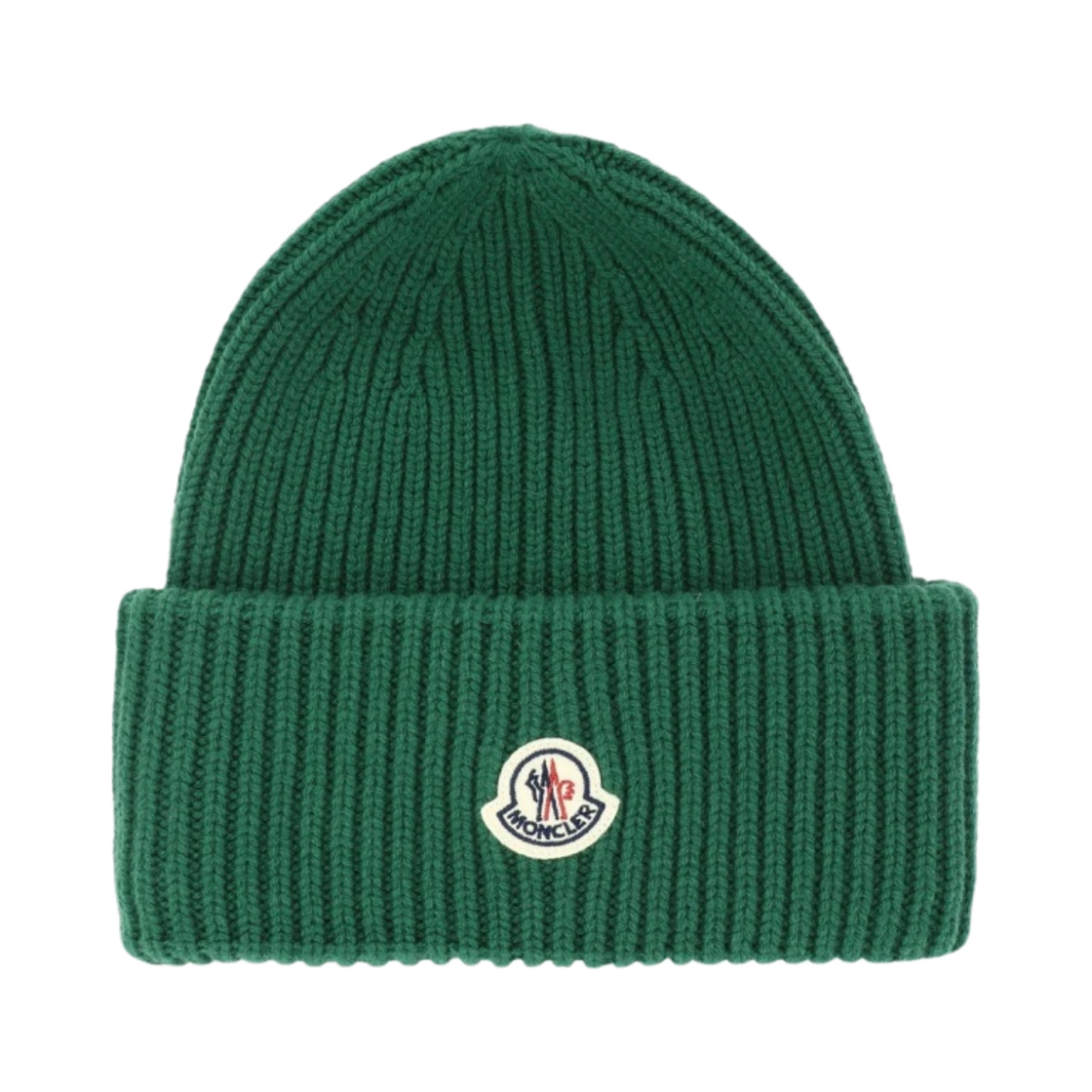 I2-091-3B00066-M1127-844 Moncler Wool & Cashmere Beanie Green - 23FW