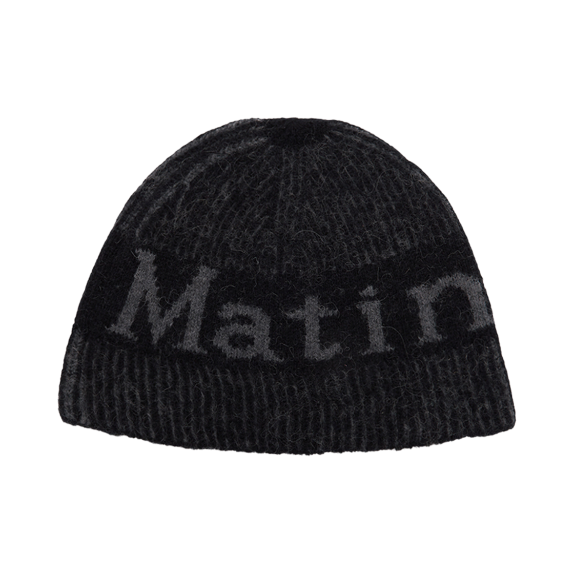 (W) 마뗑킴 마뗑 스트라이프 투톤 비니 블랙((W) Matin Kim Matin Stripe Two Tone Beanie Black)
