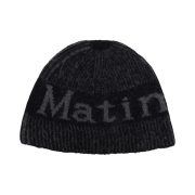 (W) Matin Kim Matin Stripe Two Tone Beanie Black