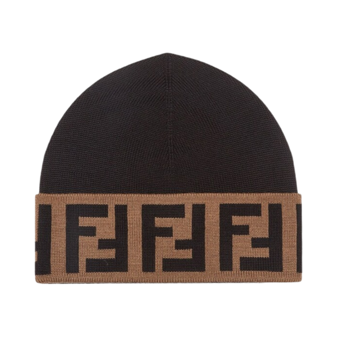 펜디 FF 모티프 울 비니 블랙(Fendi FF Motif Wool Beanie Black) - 1