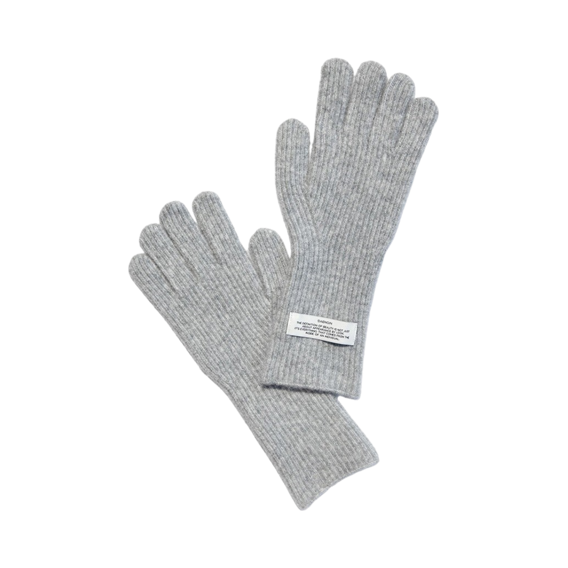 23WTGL003 Saenginstudios Luv Mood Wool Gloves Gray