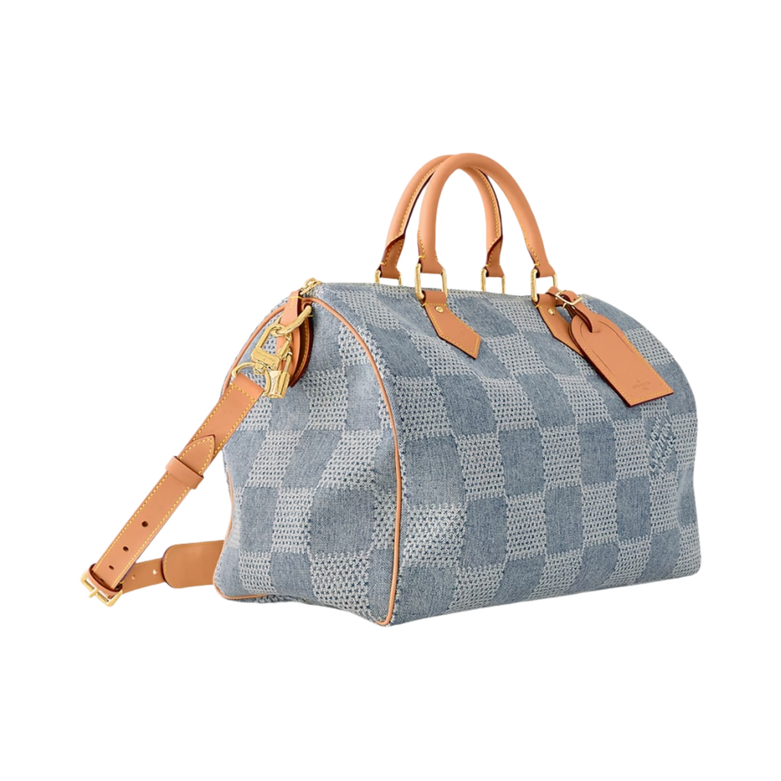루이비통 스피디 40 반둘리에 다미에 데님 블루(Louis Vuitton Speedy 40 Bandouliere Damier Denim Blue) - 2