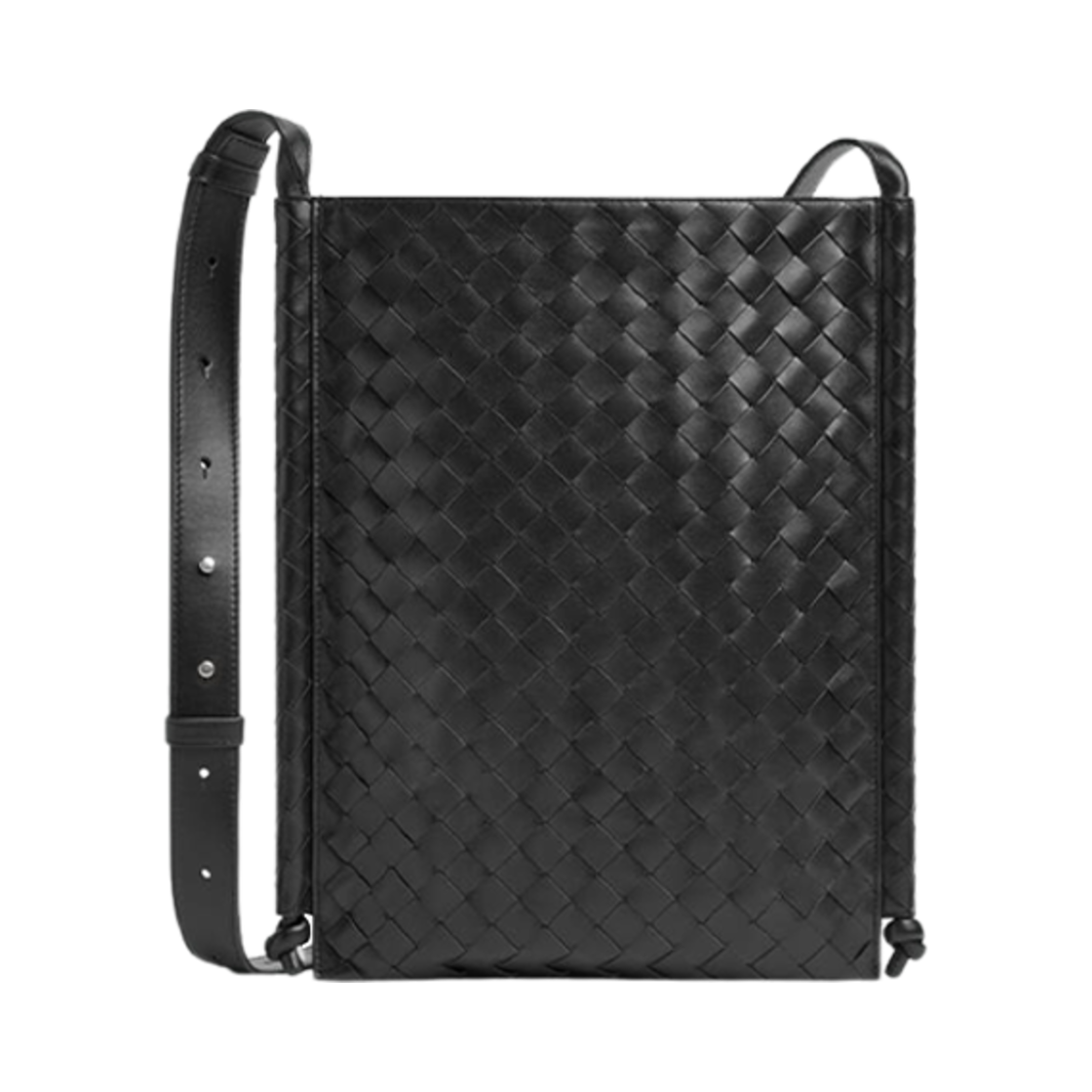 776204V2HL18803 Bottega Veneta Large Flat Loop Bag Black