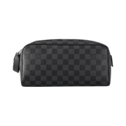 Louis Vuitton Dopp Kit Toilet Pouch Damier Graphite Canvas