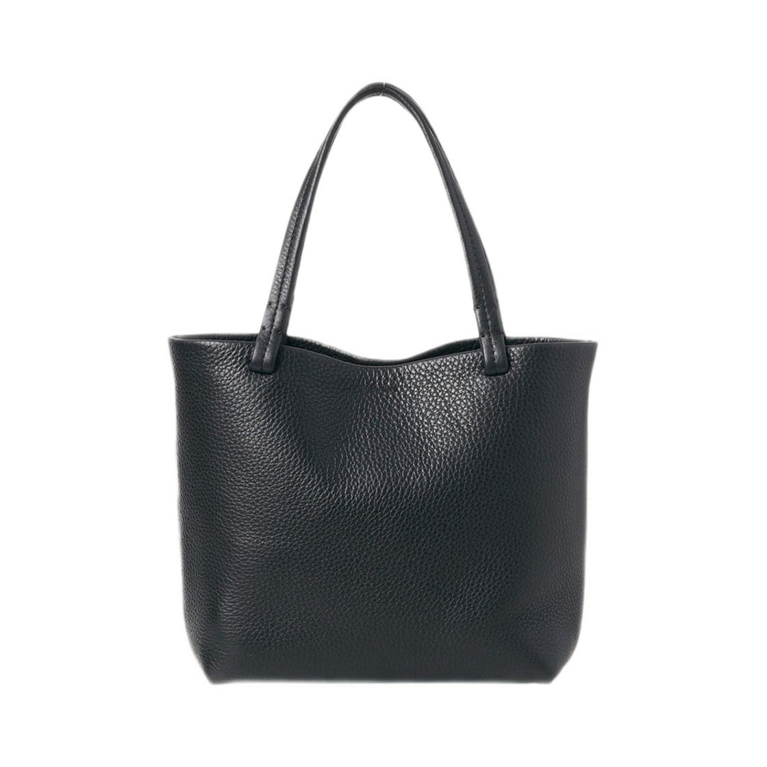 W1199L129BLKP The Row Small Park Tote Bag in Leather Black