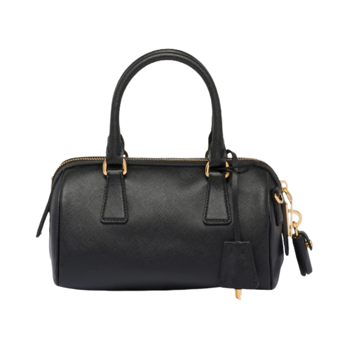 프라다 사피아노 레더 탑 핸들 백 블랙(Prada Saffiano Leather Top-Handle Bag Black) - 2
