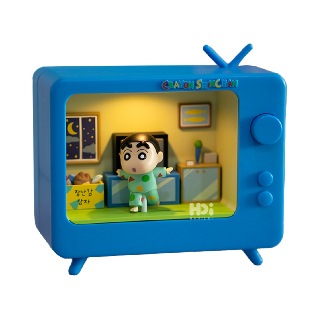 짱구는못말려 짱구 TV 오르골 무드등