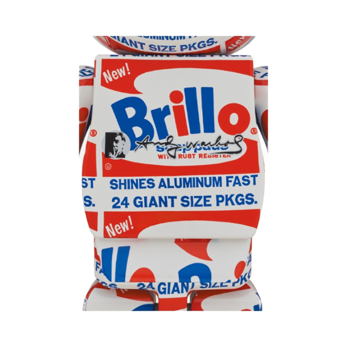 베어브릭 앤디 워홀 브릴로 1000%(Bearbrick Andy Warhol Brillo 1000%) - 2