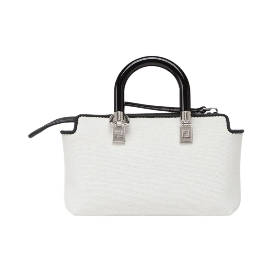 펜디 바이 더 웨이 캔버스 미니 보스턴백 화이트(Fendi By The Way Canvas Mini Boston Bag White) - 3