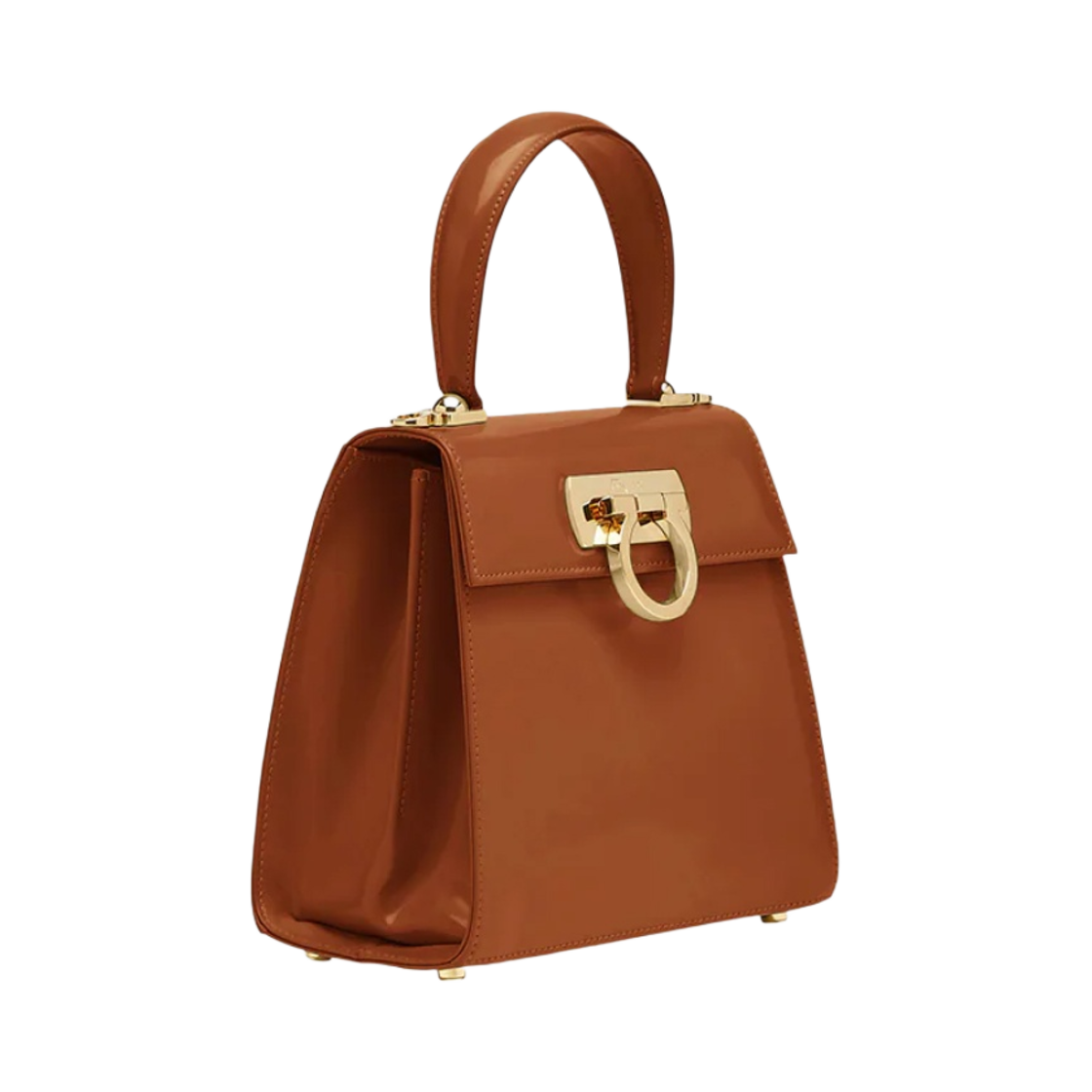 페라가모 스몰 켈리백 레더 브라운(Ferragamo Small Kelly Bag Leather Brown) - 2