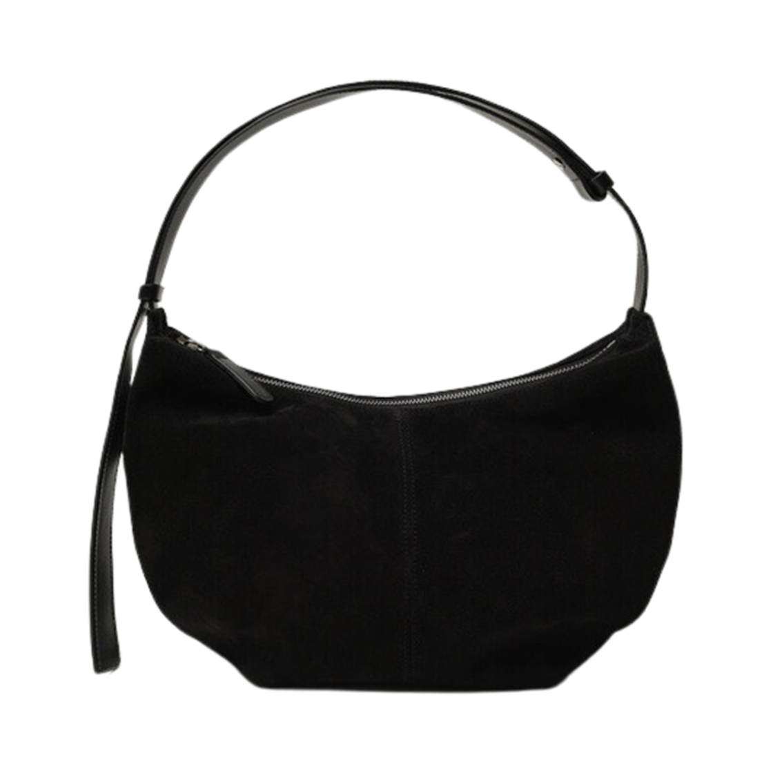 - Nothing Written Shoulder Leather Bag Black