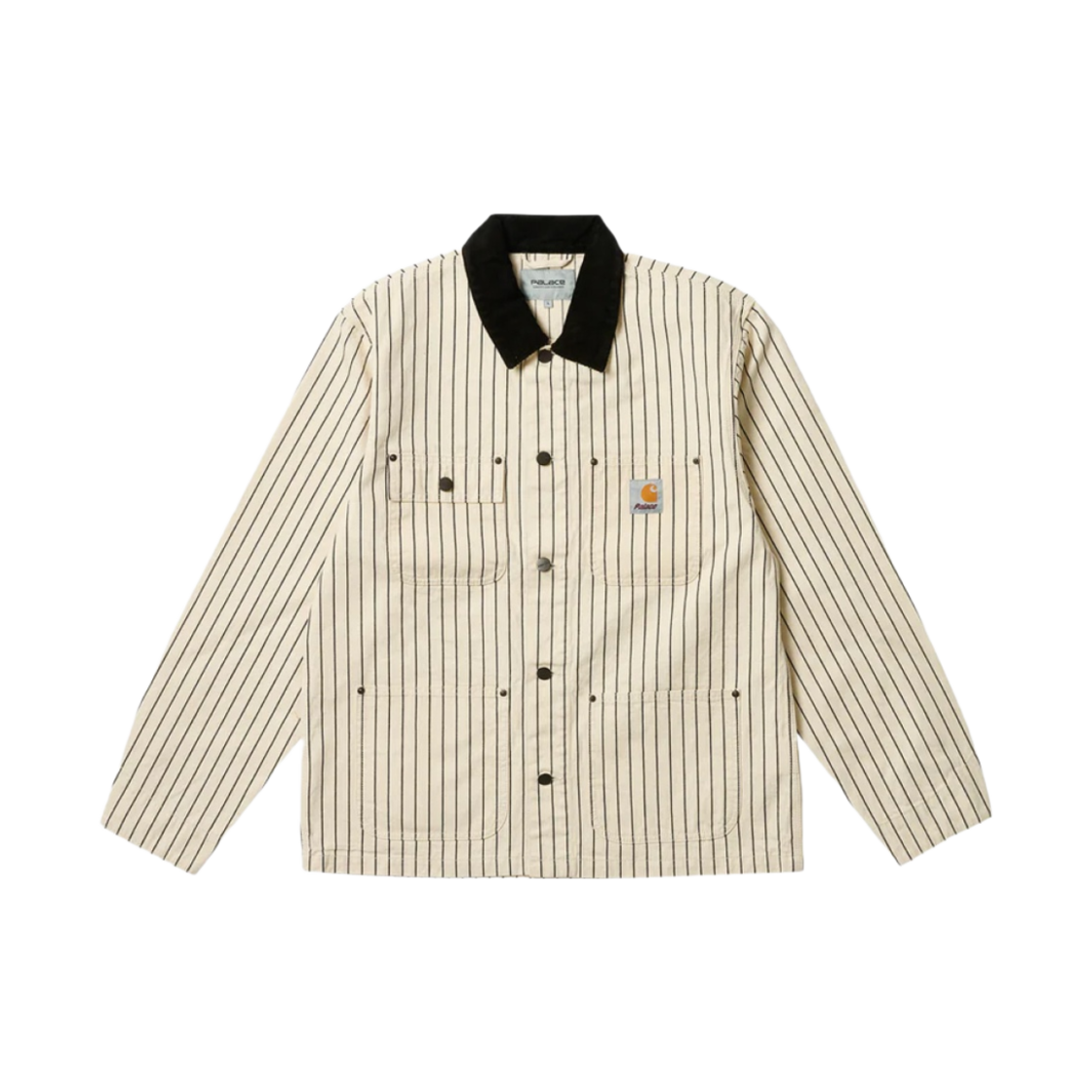 팔라스 x 칼하트 WIP 미시건 코트 히코리 왁스 블랙 - 23FW(Palace x Carhartt WIP Michigan Coat Hickory Wax Black - 23FW) - 1