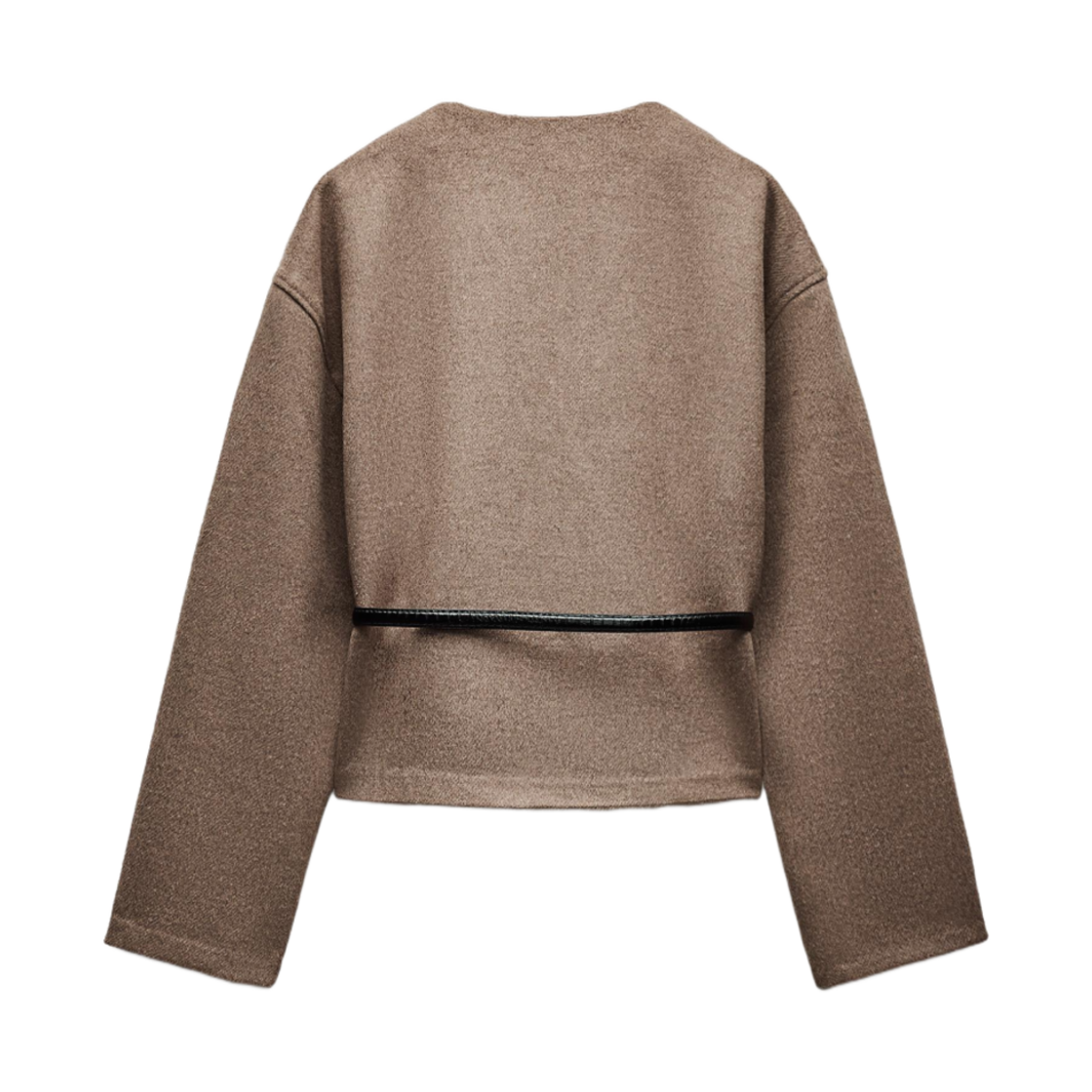 (W) 자라 소프트 벨티드 자켓 라이트 탄((W) Zara Soft Belted Jacket Light Tan) - 2