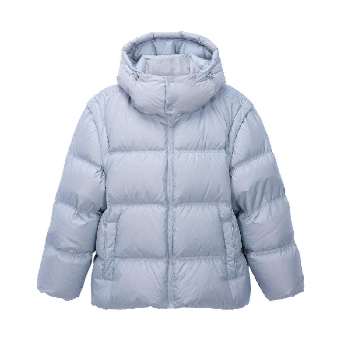 게스 글레이즈드 디테쳐블 슬리브 다운 라이트 블루(Guess Glazed Detachable Sleeve Down Light Blue)