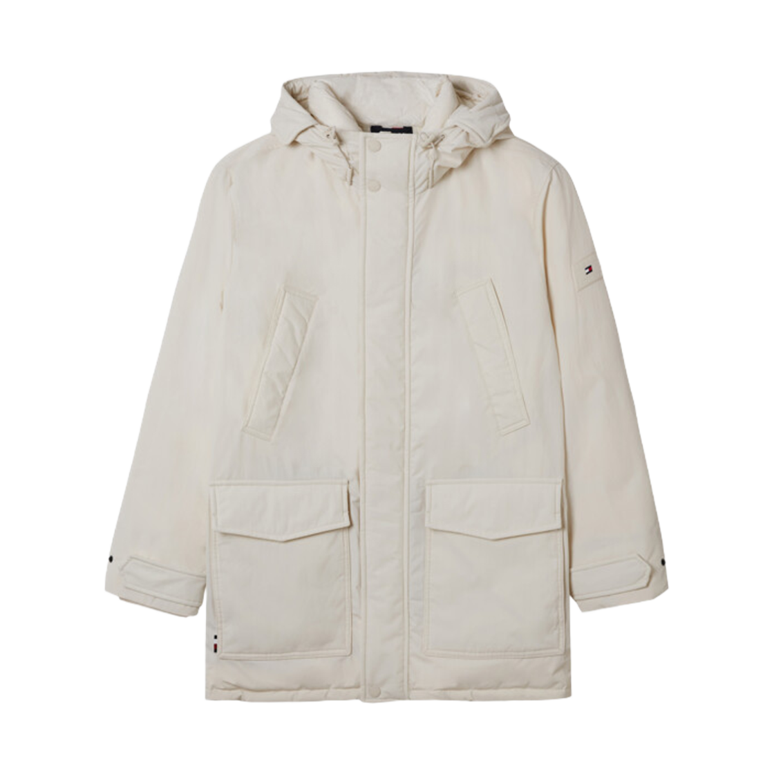 T12E9QOT030MT1YBI Tommy Jeans Rocky Down Parka Ivory