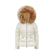 (W) Moncler Boed Short Down Jacket White - 24FW