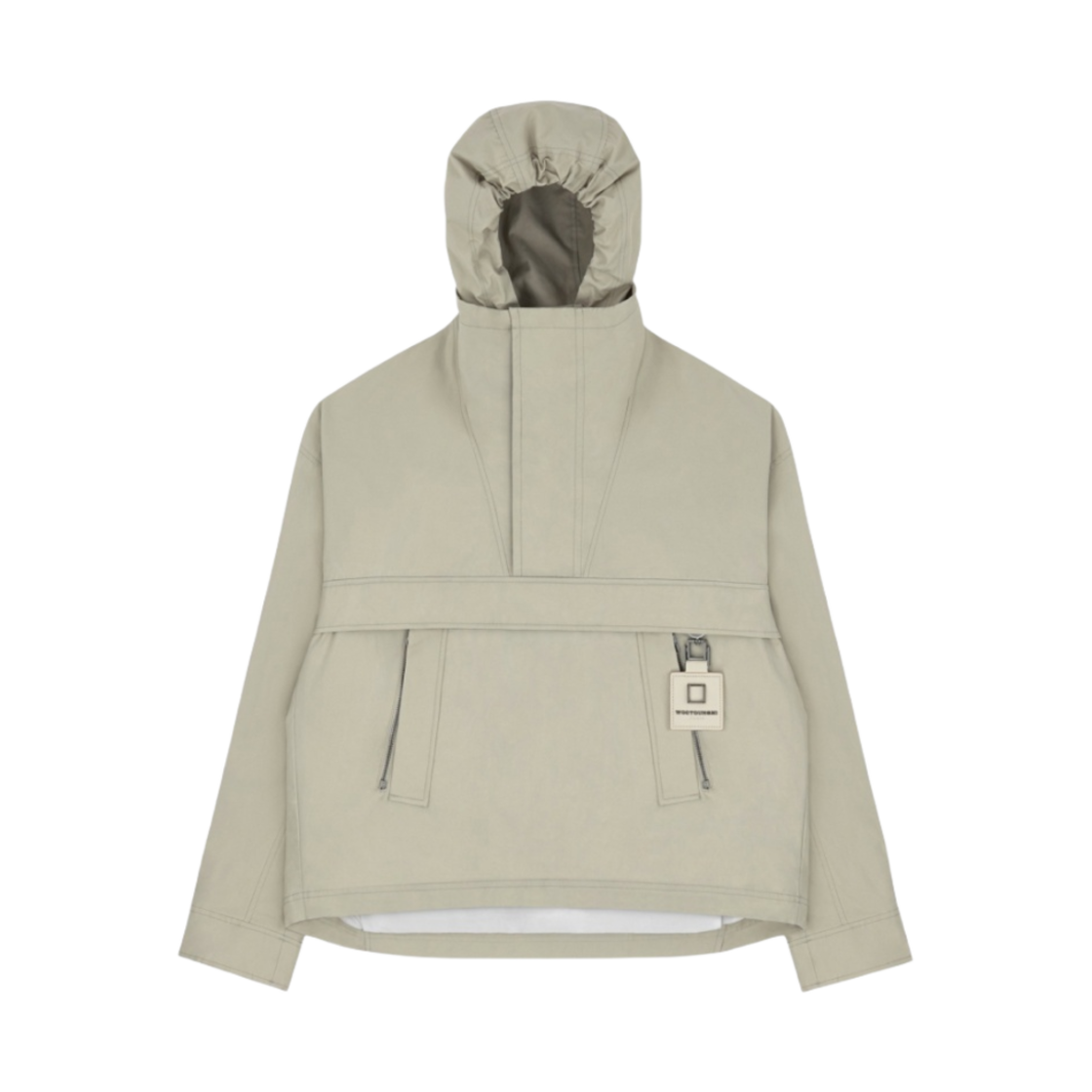 우영미 나일론 아노락 점퍼 베이지 - 22FW(Wooyoungmi Nylon Anorak Jumper Beige - 22FW) - 1