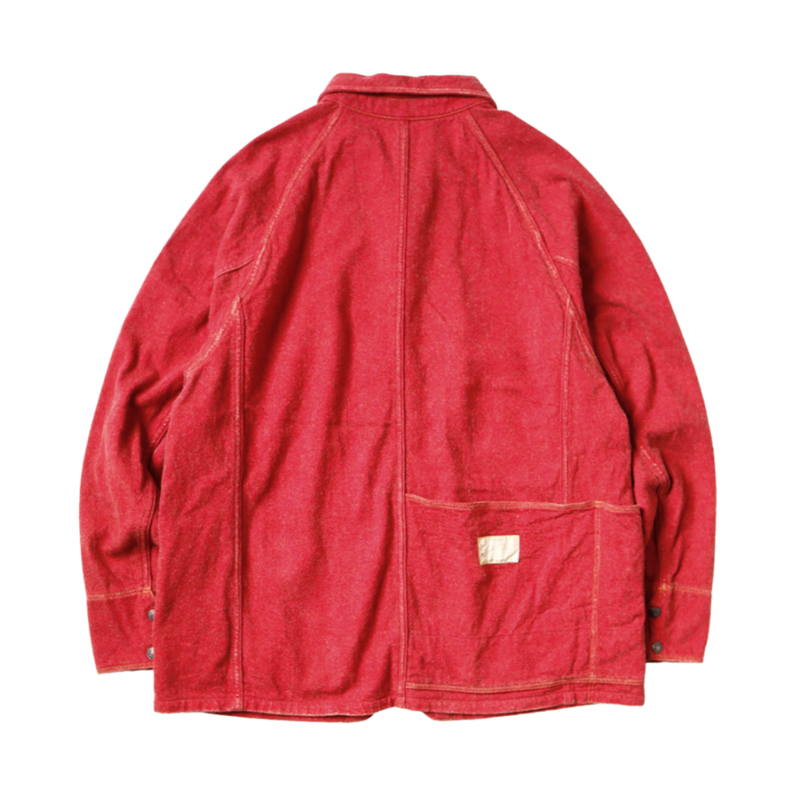 캐피탈 트윌 에이지드 울 캑터스 커버올 페이디드 레드(Kapital Twill Aged Wool Cactus Coverall Faded Red) - 3
