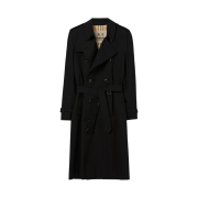 Burberry Kensington Heritage Trench Coat Black