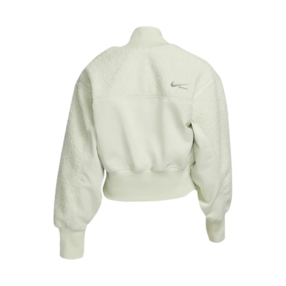 (W) 나이키 NSW 하이파일 플리스 봄버 자켓 씨 글래스 - 아시아((W) Nike NSW High-Pile Fleece Bomber Jacket Sea Glass - Asia) - 2