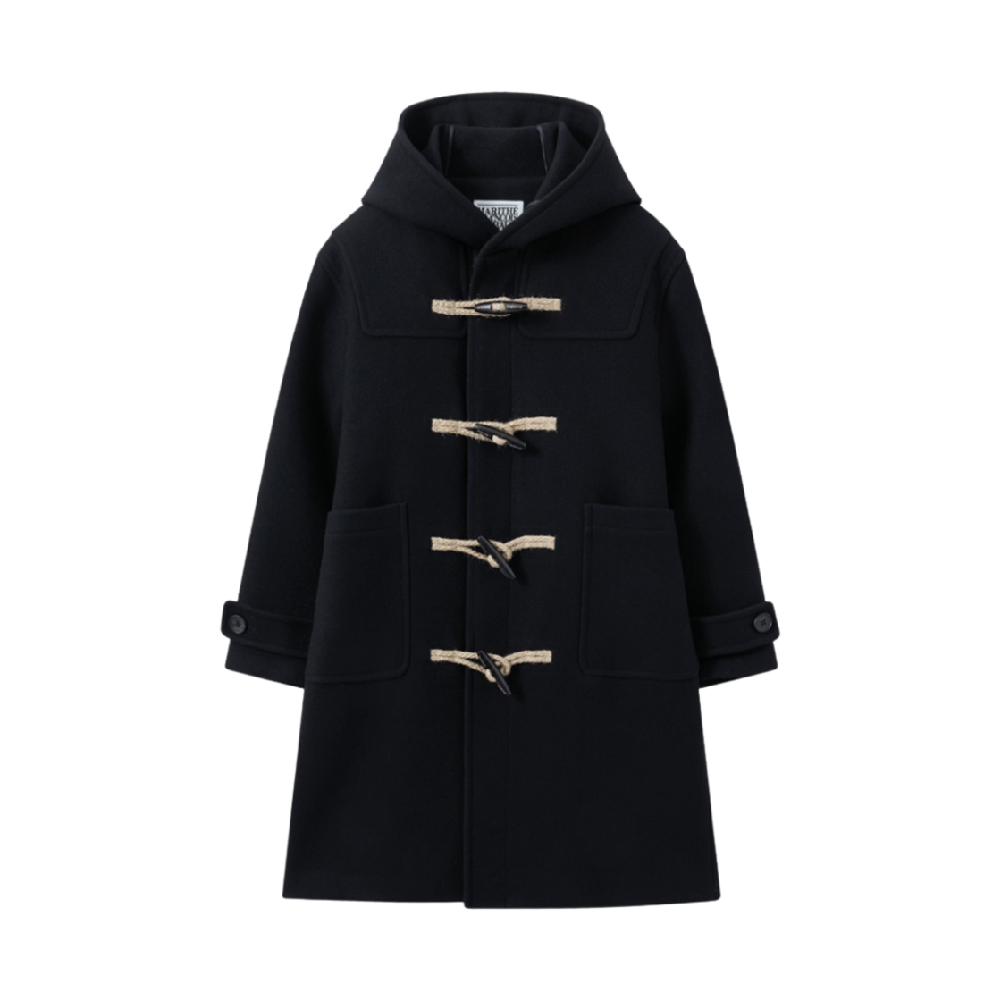 마리떼 프랑소와 저버 클래식 후디 더플 코트 네이비(Marithe Francois Girbaud Classic Hoodie Duffle Coat Navy)
