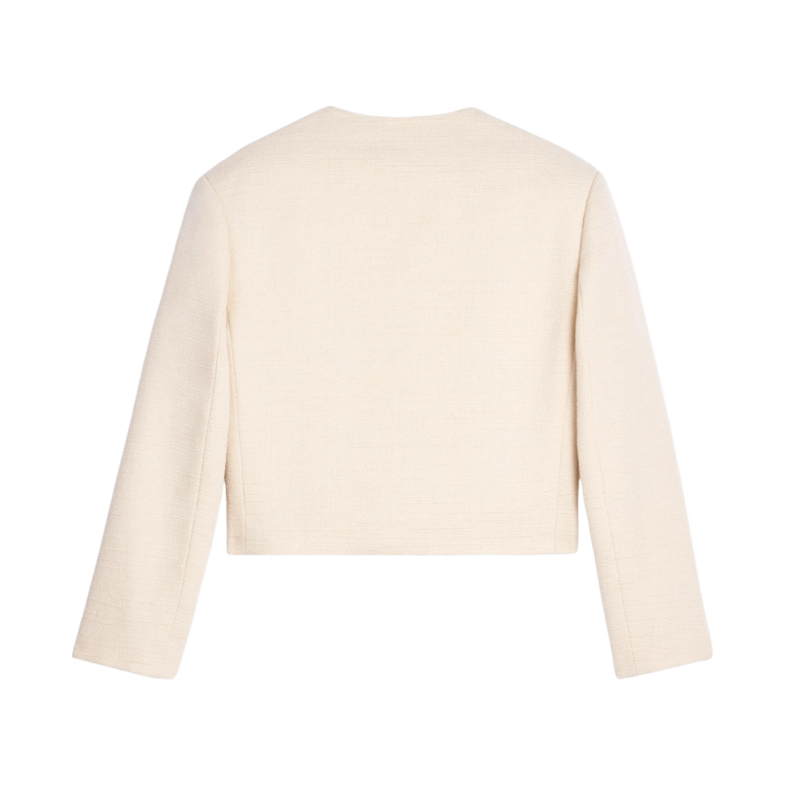 (W) 셀린느 실크 러쉬 크롭 밀리터리 자켓 바닐라((W) Celine Cropped Military Jacket in Silk Rush Vanilla) - 2