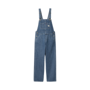 (W) Carhartt WIP Norco Denim Bib Overall Straight Blue Stone Washed
