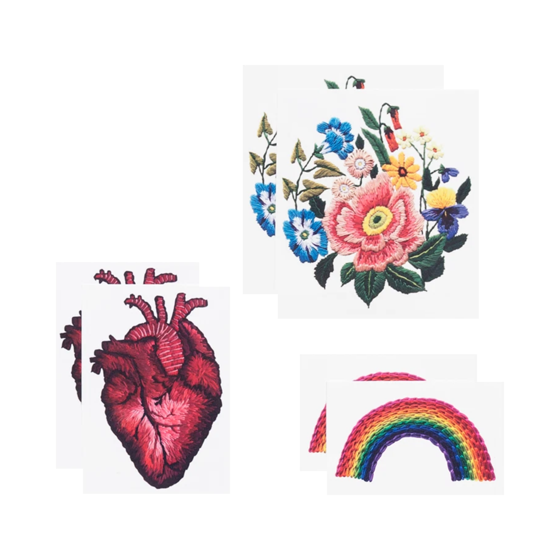 999910 TATTLY Stitched Tattoo Sticker Set