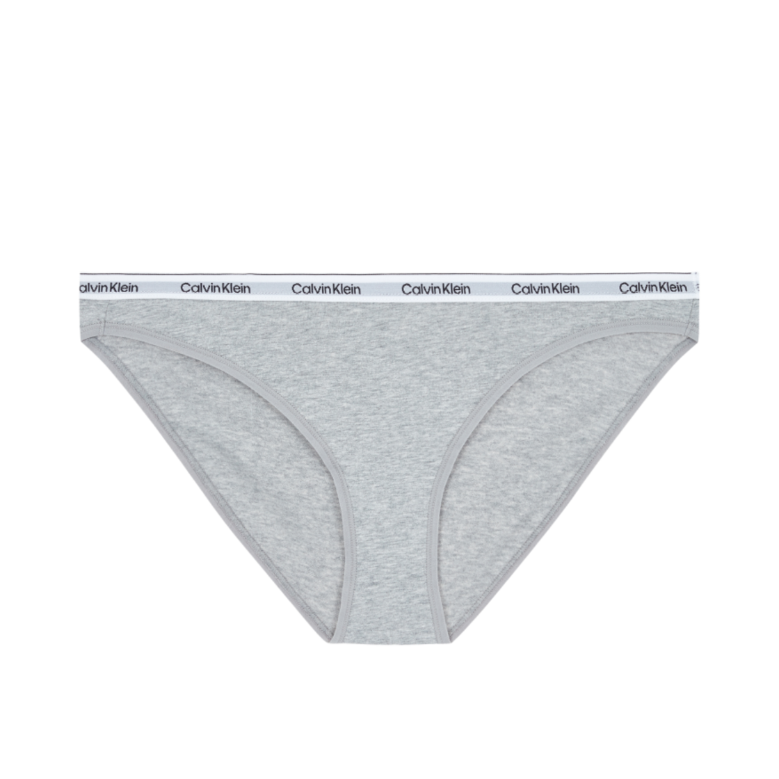 QD5044P7A (W) Calvin Klein Modern Logo Low Rise Bikini Grey Heather